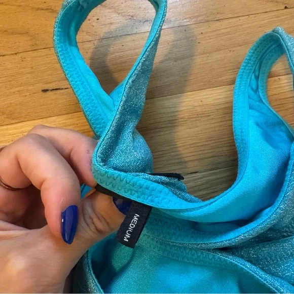 Triangl Blue Glitter Bikini Set - Picture 4 of 5